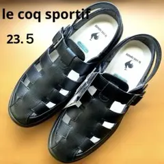 le coq sportif ブラック 23.5cm 新品未使用　厚底