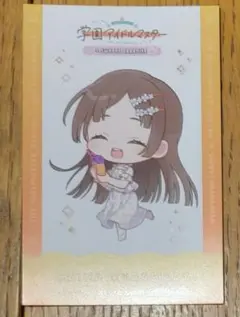 学園アイドルマスター スイーツパラダイス イラストカード 倉本千奈 非売品