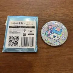 たまごっち　極楽湯　ホログラム缶バッジ　やんぐみみっち