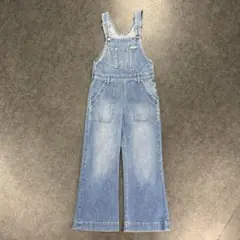 Wrangler Flare Denim Overalls Blue Used