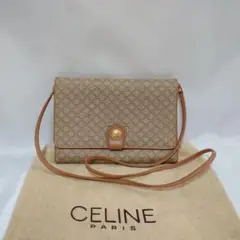 美品 CELINE マカダム柄 ショルダーバッグ クラッチバッグ