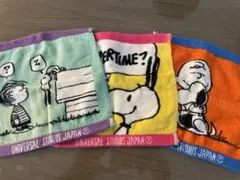 【稀少】USJ 限定品 スヌーピー SNOOPY ハンカチ 3枚セット