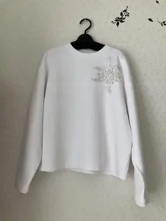 【美品】ZARA ビジュースウェットシャツ