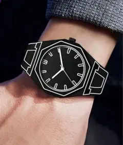 【未使用】PINTIME メンズ クォーツ腕時計