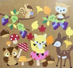 秋の壁面♪ 秋　壁面飾り　壁面　９月　１０月　１１月　保育園　幼稚園　施設