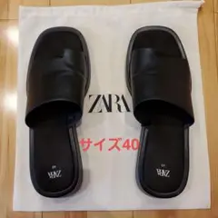 ZARA プラットフォームサンダル　サイズ40