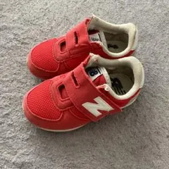 New Balance 赤 ベルクロシューズ　14㎝