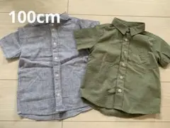 H＆M 西松屋 キッズ 半袖シャツ 2枚セット 100cm