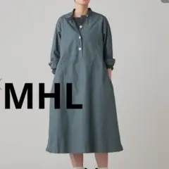 マーガレットハウエル　WASHED COTTON POPLIN ワンピース