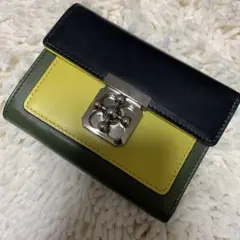 BEAURE×RAY BEAMS 三つ折り財布 マルチカラー レザー