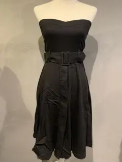 DelyleNOIR ベアトップベルト付きワンピース