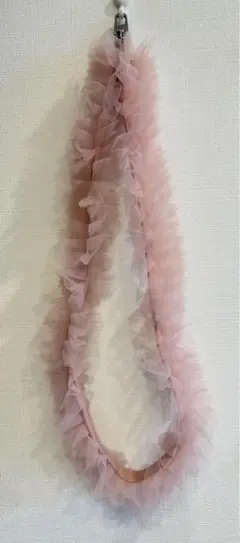 ストラップ ショルダー スマホ レースチュール ピンク