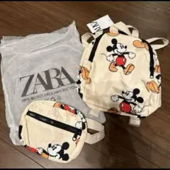 2way ディズニー ZARA キッズ 子供 リュック ポシェット 軽量 旅行