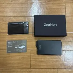 Zepirionカードケース黒Quick Wallet