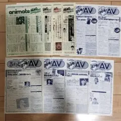 アニメイト　情報ペーパー 10枚