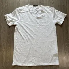 BRIAN DALES ホワイト Vネック Tシャツ