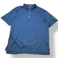 Alan Flusser｜ライトブルー ピマコットンポロシャツ XL