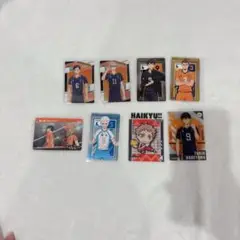 ハイキュー!! トレーディングカードセット 影山飛雄 月島蛍 夜久衛輔 縁下力