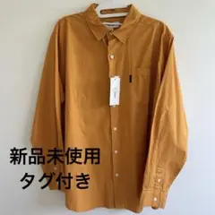 新品未使用タグ付き　MONOMART 長袖シャツ　オレンジ　メンズ