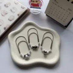 大きめ可愛い ペーパークリップ バインダー貯金 a75