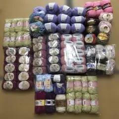 毛糸まとめ売り　未使用品