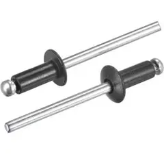 ブラインドリベット 4 mm x 8 mm アルミニウム ブラック 100個入