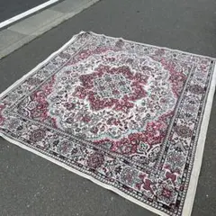 ペルシャ絨毯風　オリエンタルパターン ラグ 大きめ