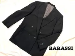極美品/希少 XLサイズ Barassi バラシ 総柄 テーラードジャケット 極美品 Barassi バラシ 総柄 バラ 薔薇 テーラードジャケット 50
