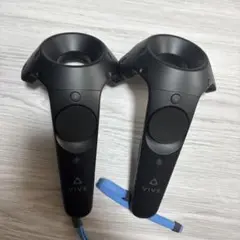 HTC VIVE コントローラー 黒 ストラップ付き