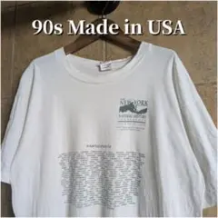 90s USA製 NEW YORK NATURAL HISTORY Tシャツ