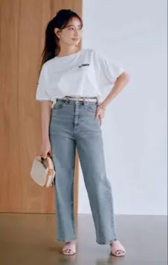 COHINA DENIM セミワイドストレート regular