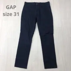 GAP ギャップ ストレッチ テーパード パンツ ネイビー 31