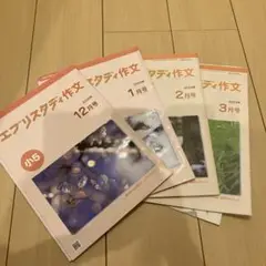 Z会　エブリスタディ作文 5年生　2022年　12月から3月号セット