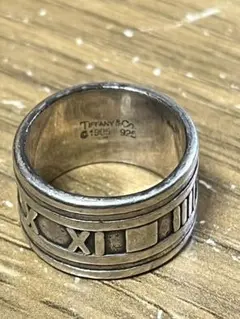 【Old Tiffany】アトラスワイドリング ティファニーsilver925
