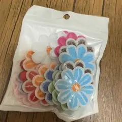 花形ワッペン 多色セット 18個