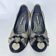 ✨美品✨コンポジションナイン コンフォート パンプス花　23㎝