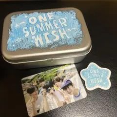 onesummerwish tincase トレカ　シール　キーホルダー