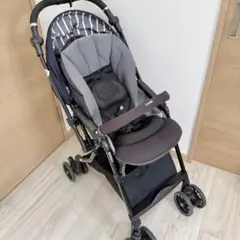 【美品】コンビ ベビーカー スゴカルα 4キャス エッグショック