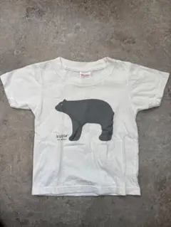 Printstar クマシルエット Tシャツ 110cm