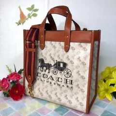 COACH コーチ トートバッグ フィールド ホース アンド キャリッジ 新品