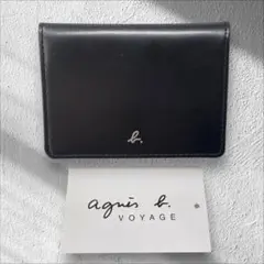 agnes b. アニエスベー パスケース ブラック カードケース ブラック