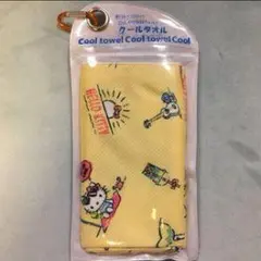 イエロー キャラクタークールタオル