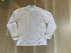 イグニオメンズホワイトタートルネックシャツ Mサイズ