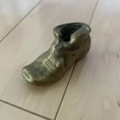 ヴィンテージ 真鍮ブーツ置物