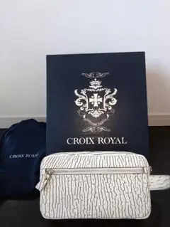 ■新品未使用■CROIX ROYAL シールレザー（アザラシ）セカンドバッグ