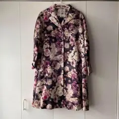 M ルルロジェッタ 花柄 ブラウス シャツ カットソー トップス ロングコート