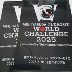 リバプール対横浜F・マリノス　観戦配布　クリアファイル　２枚