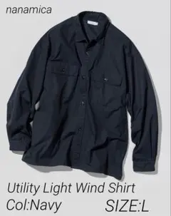 新品 nanamica Utility Light Wind Shirt L