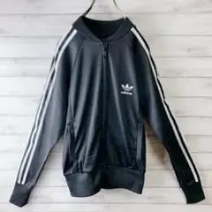 【adidas アディダス】トラックジャケット トレフォイル ブラック S