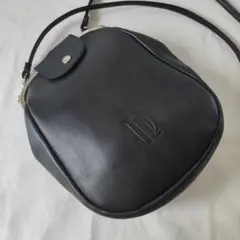 稀少 美品　中澤鞄　がま口 ショルダーバック　 ブラック